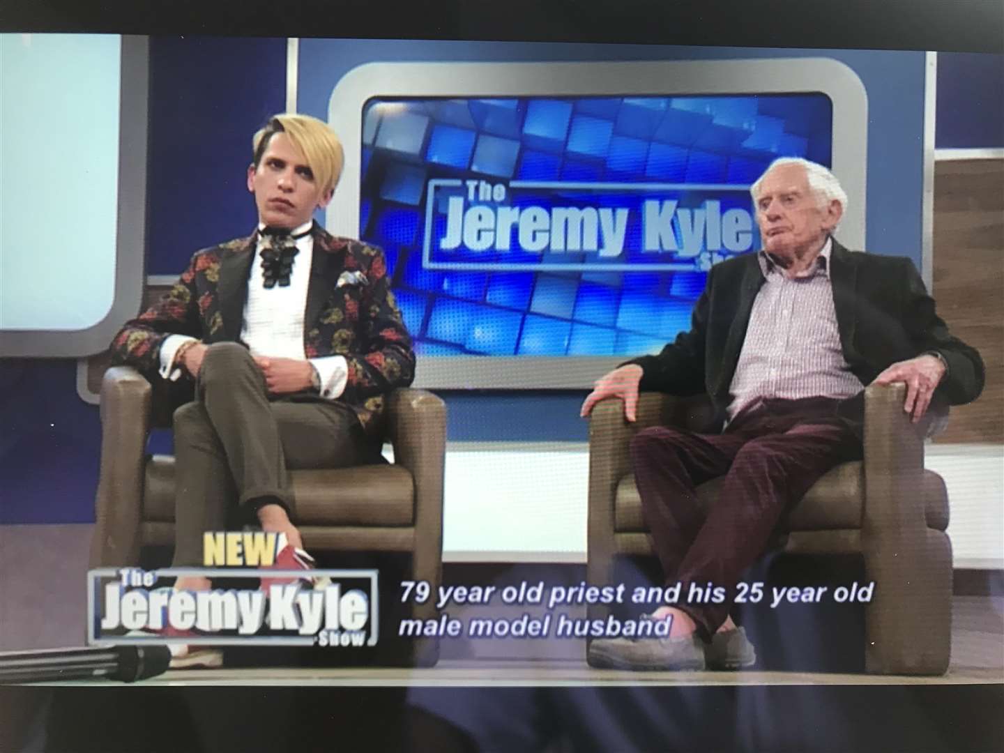 Philip Clements and Florin Marin appeared on The Jeremy Kyle Show. Picture: ITV (6828142)