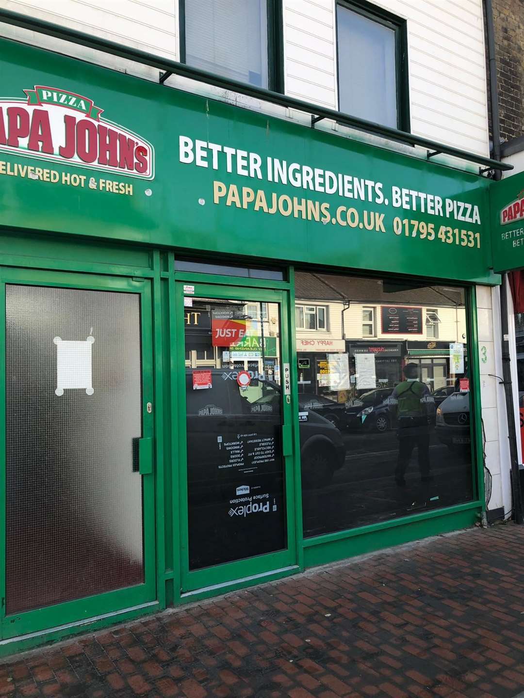 Papa John's in Sittingbourne's West Street, which was recently closed down by health inspectors, was the closest Papa John's to Sheppey