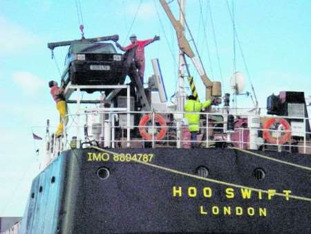 Hoo Swift, one of the former Lapthorn fleet, at Whitstable. Picture: Dave Parry