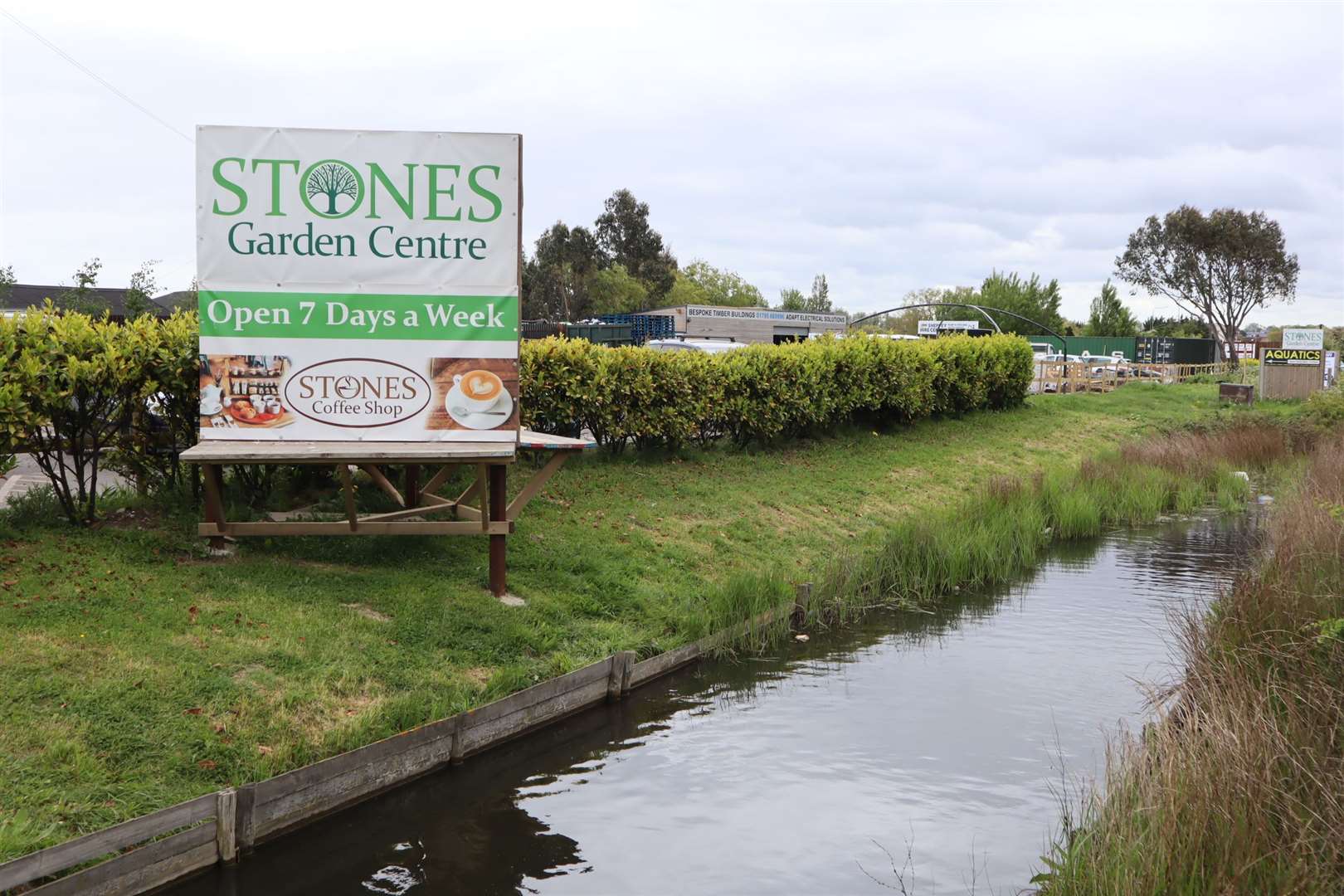 A number of items were stolen during the raid at Stones Garden Centre in Sheerness