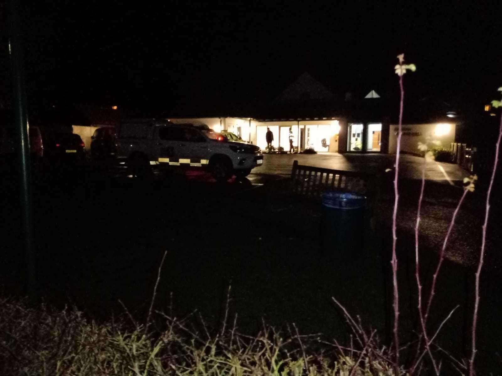 Barham Village Hall is acting as a centre of operations for the search effort