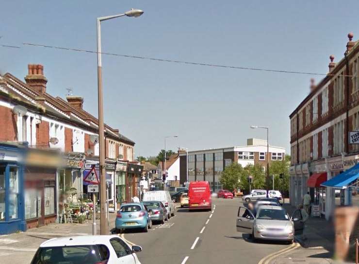 The attack happened in The Broadway, Broadstairs. Picture: Google.