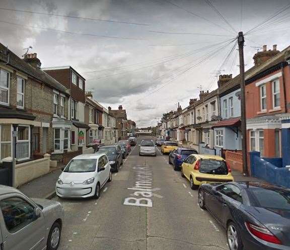 Police carried out a raid at a suspected brothel in the Balmoral Road area of Gillingham. Photo: Google