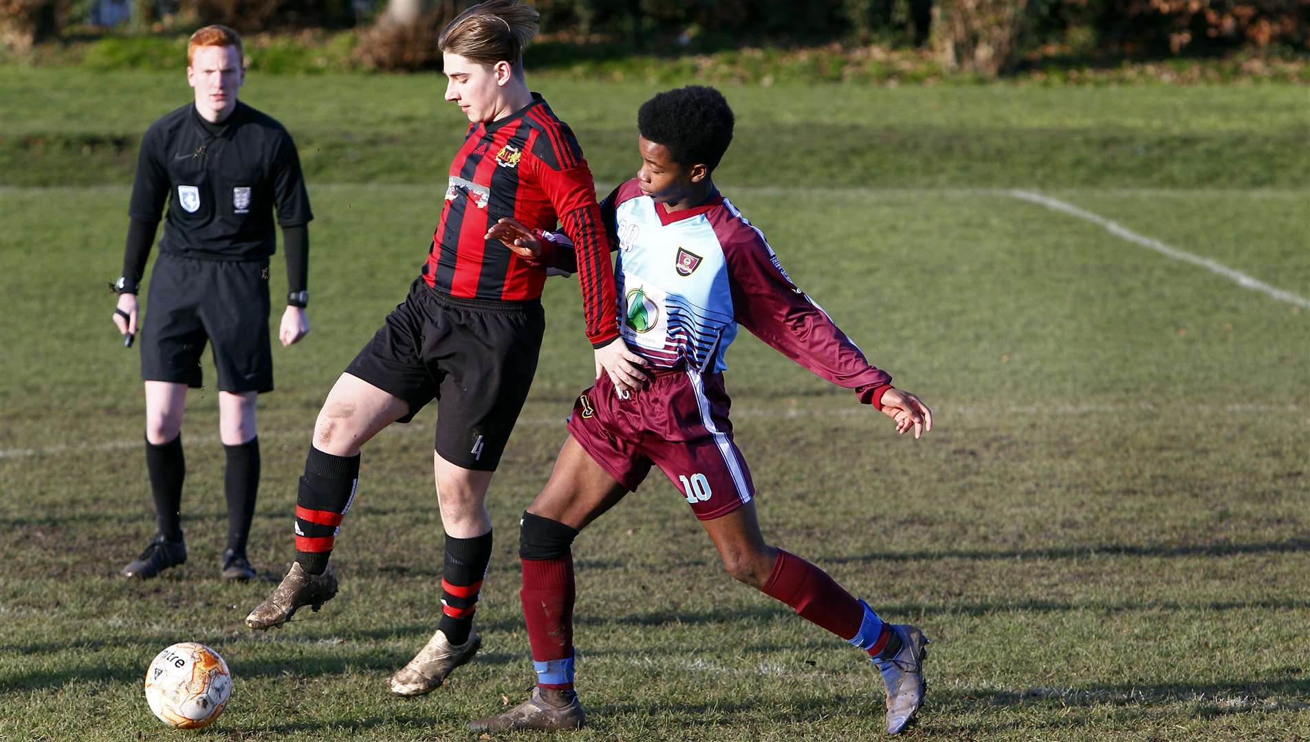 Medway Messenger Youth League action between Woodcoombe Youth under 18s and Wigmore Youth under 18s Picture: Sean Aiden