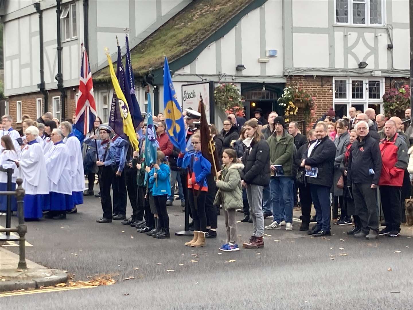 Remembrance Service held outside St Margaret’s, Rainham