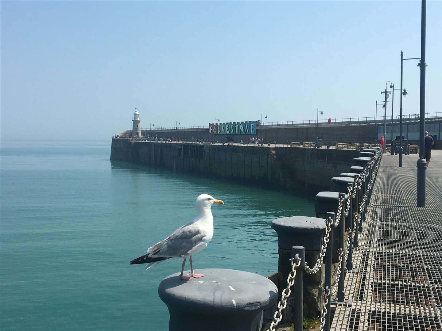 Folkestone Harbour Arm was used as a filming location