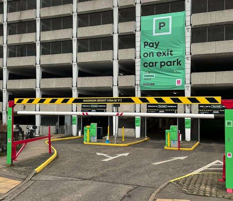 The Mall car park in Maidstone