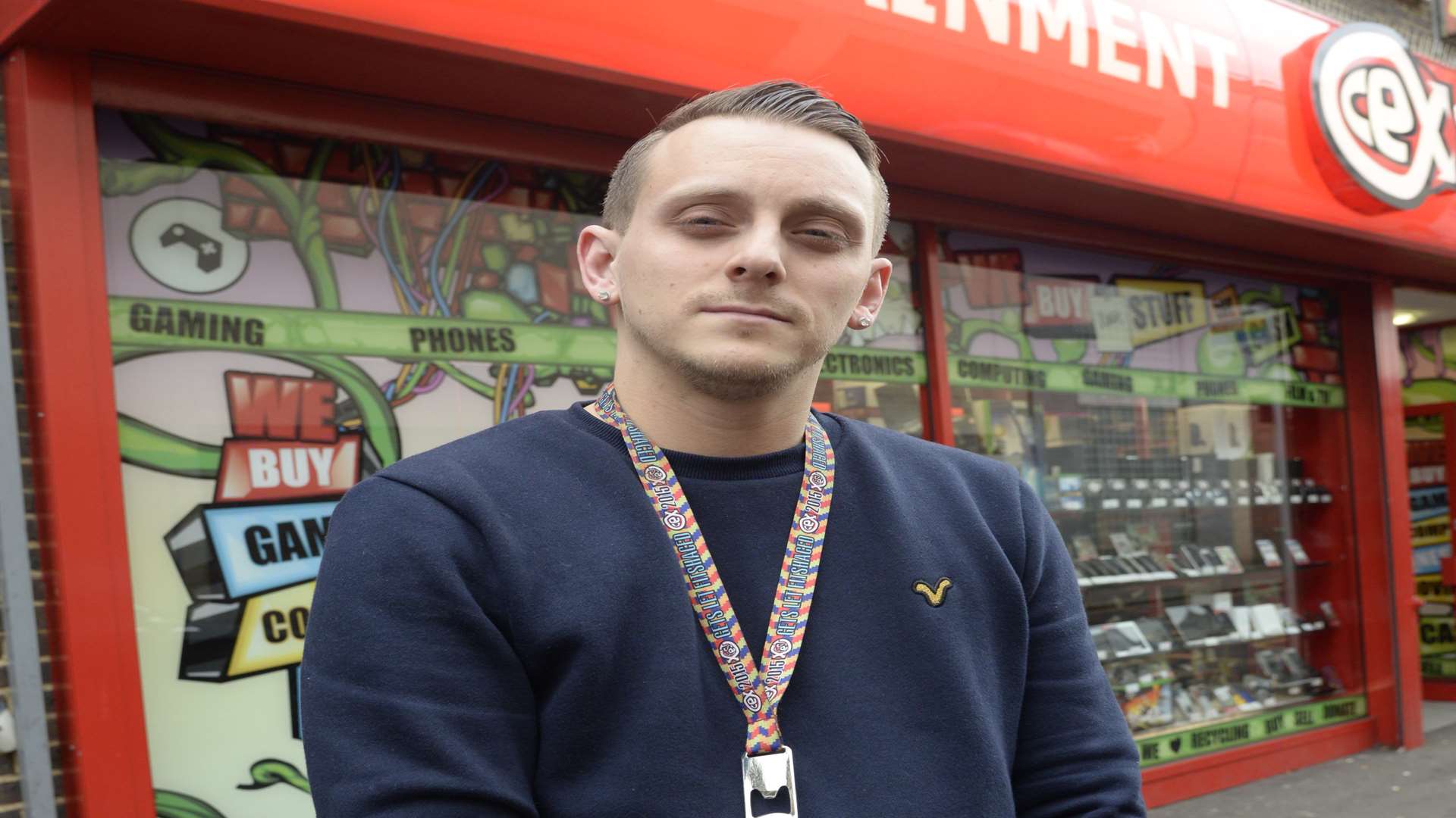 CEX boss Russell Mayes, who found a bolt in his drink at McDonald's in Dover
