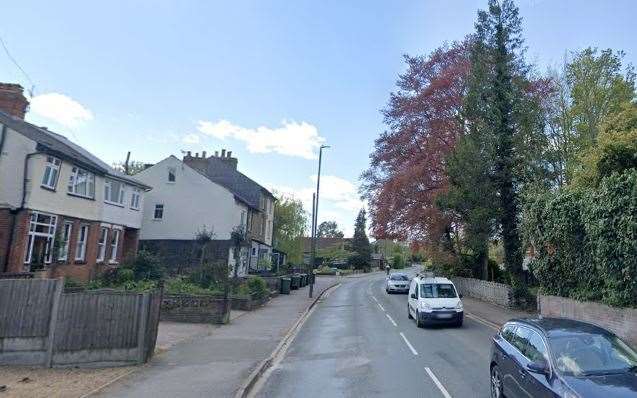 The property, in Loose Road, has been a six-bedroom HMO for nearly four years. Picture: Google