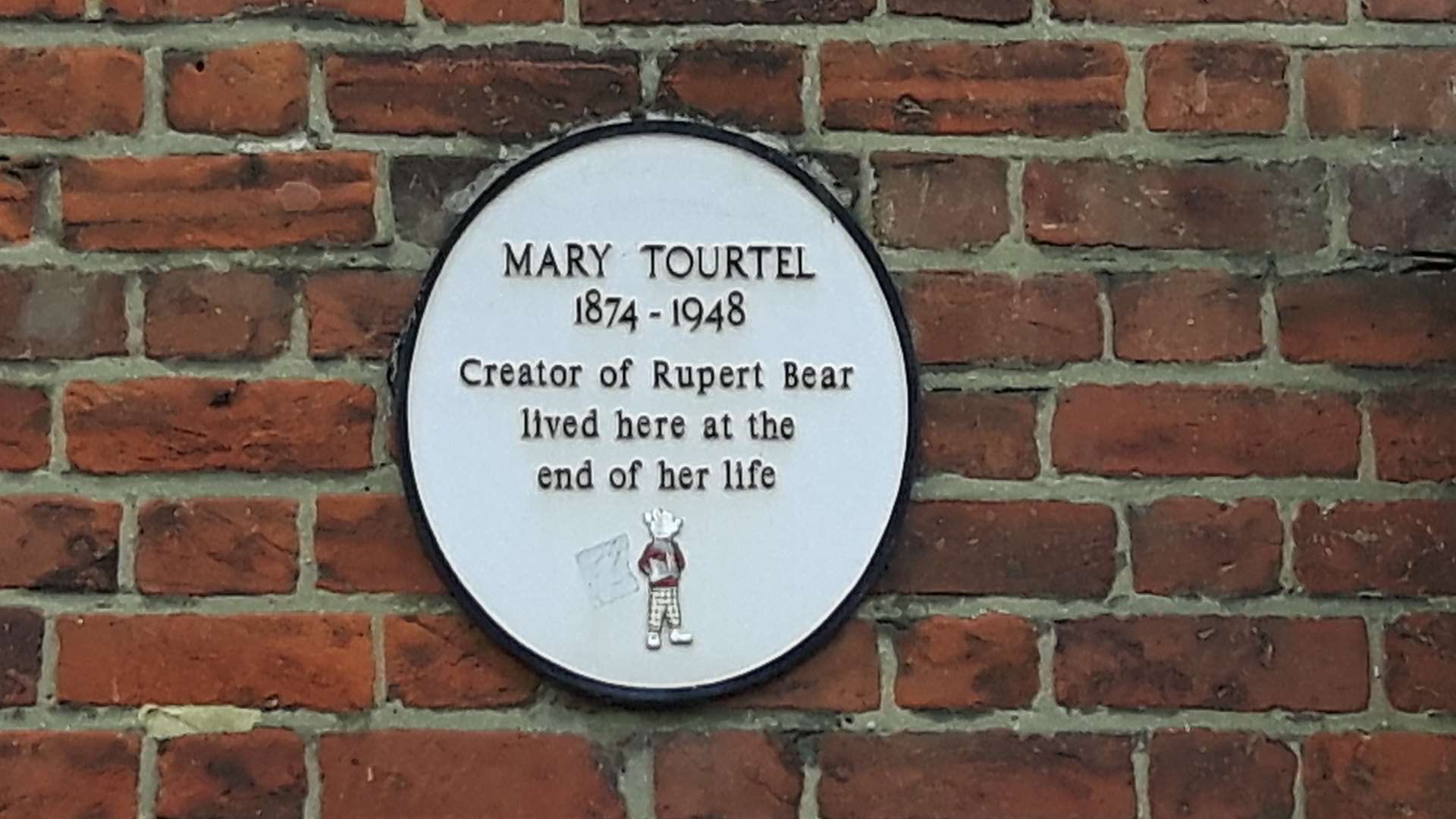 Mary Tourtel is well known the world over as the Rupert Bear creator