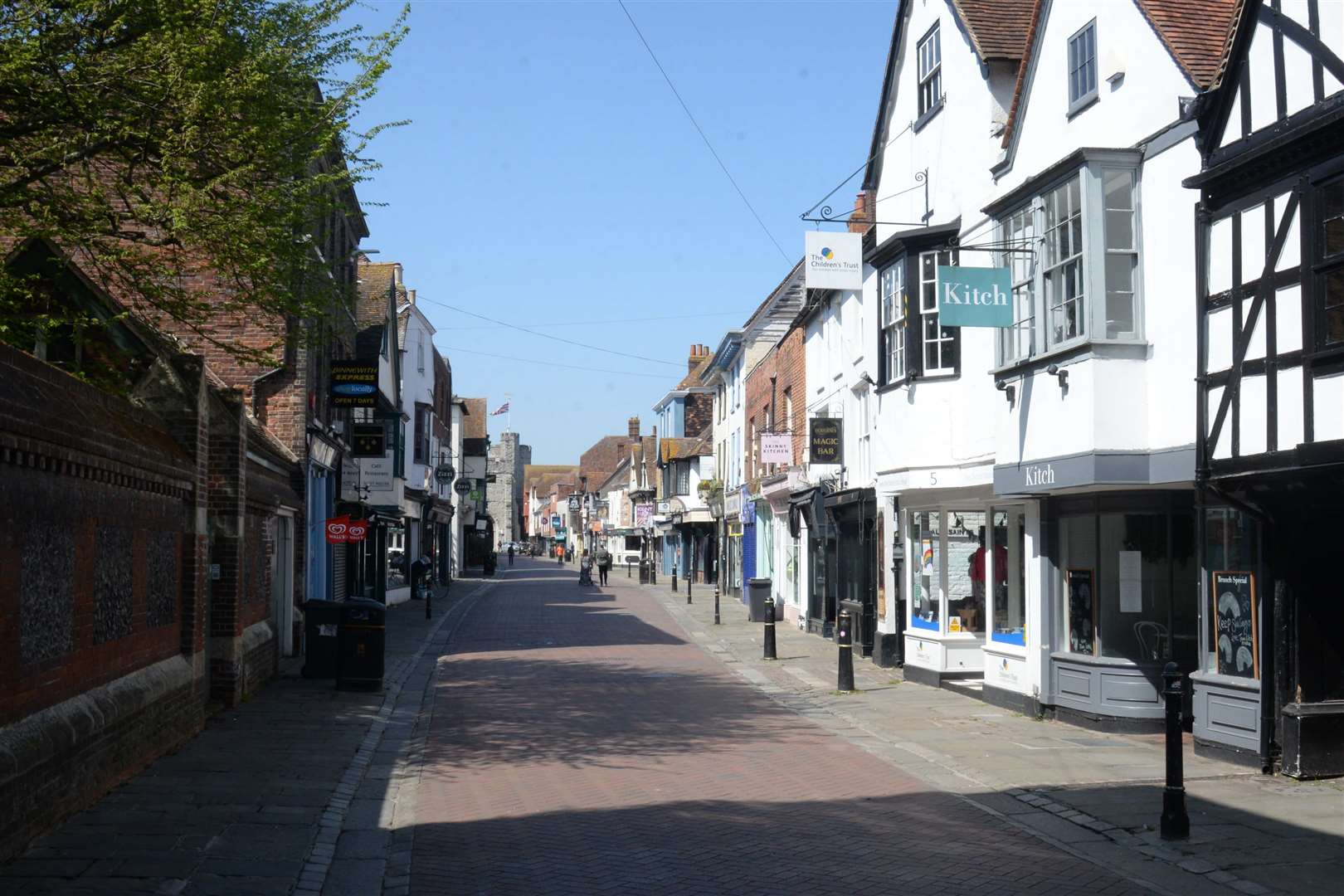 Like everywhere else, Canterbury's non-essential businesses are locked up