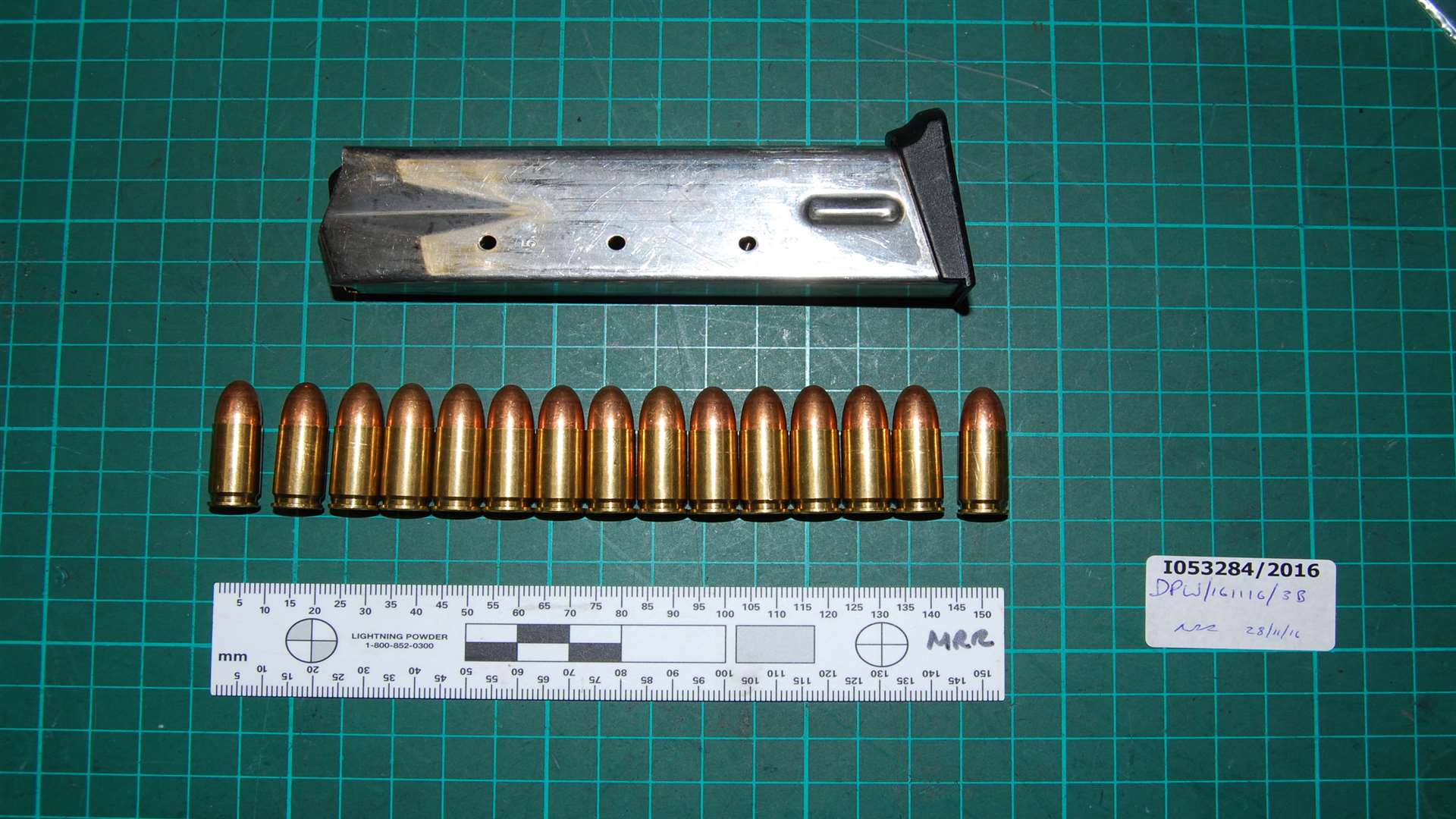 Bullets found by police. Picture: Met Police.