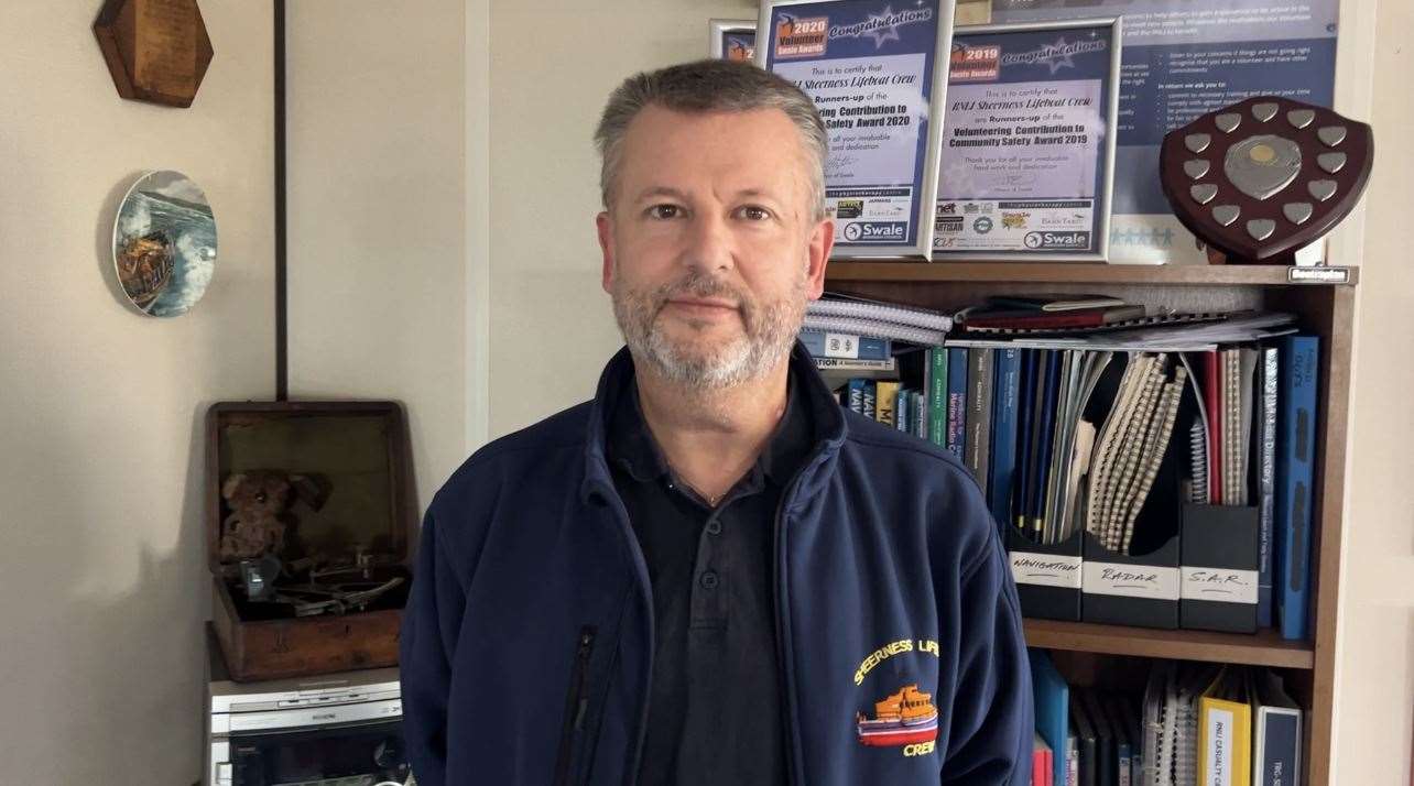 Nigel Budden, lifeboat operations manager at Sheerness Lifeboat Station. Picture: Megan Carr