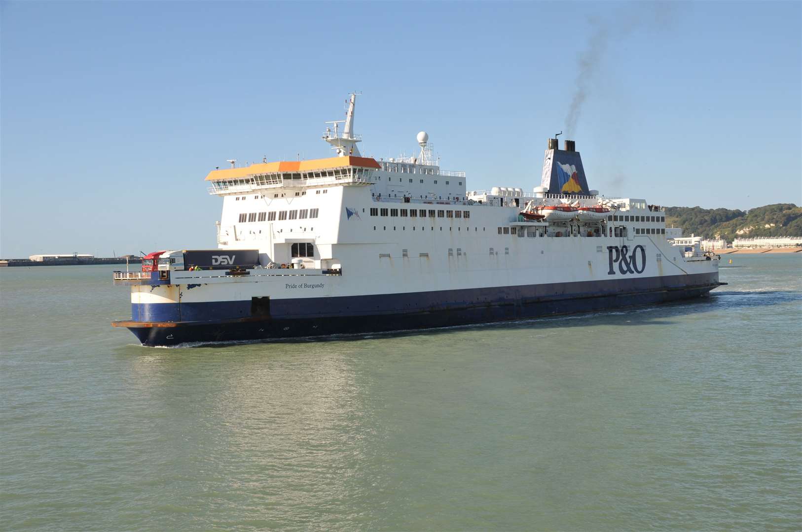The Pride of Burgundy ferry is returning to the Dover to Calais route