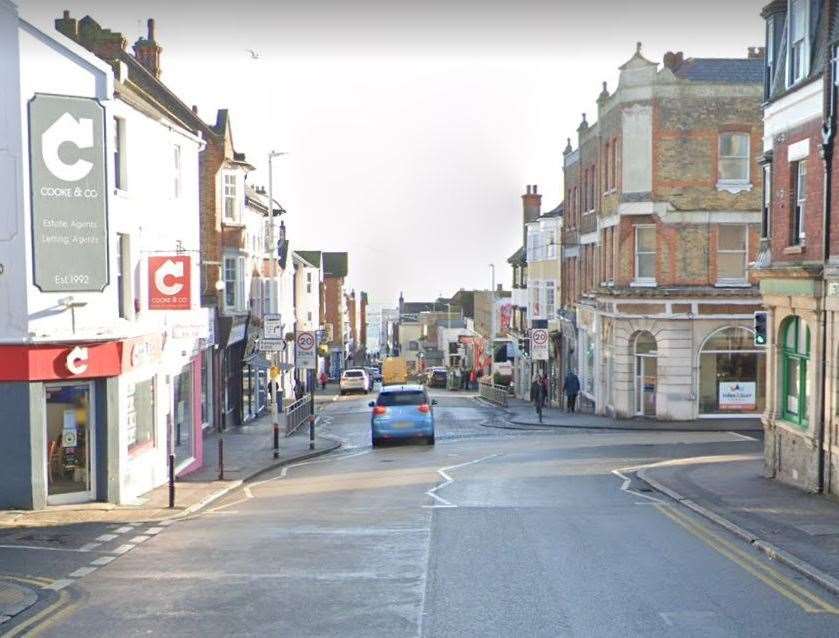 A business in Broadstairs High Street was targeted. Picture: Google Street View