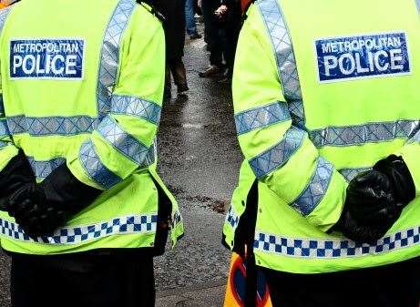 Five Met Police officers were injured in an assault. Picture: Stock