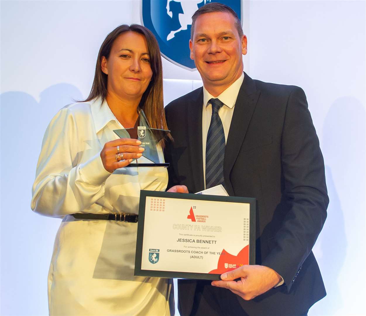 Jessica Bennett, Grassroots Coach of the Year (adult). Picture: Kent FA