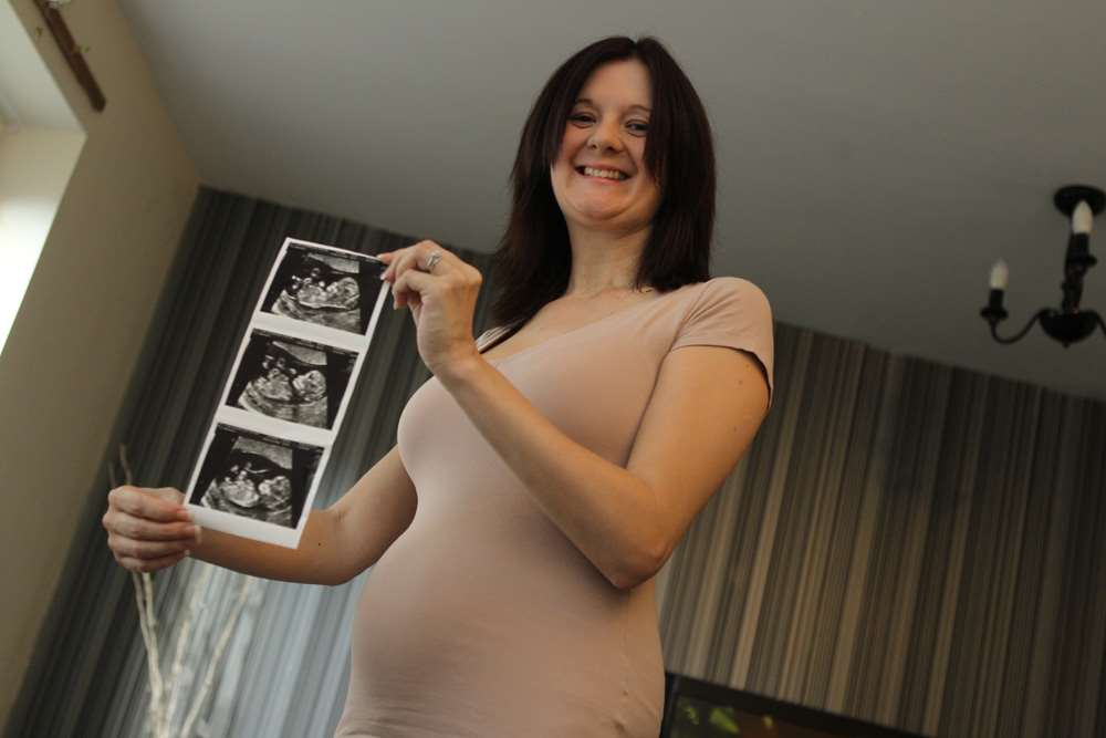 Samantha Kerr, 33, who took the difficult decision to continue with her pregnancy despite the devastating odds. Picture: John Westhrop