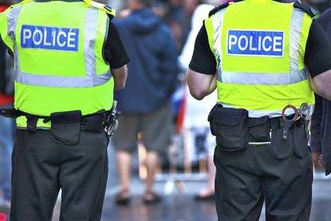 Kent Police is still working hard despite the drop in reported crime