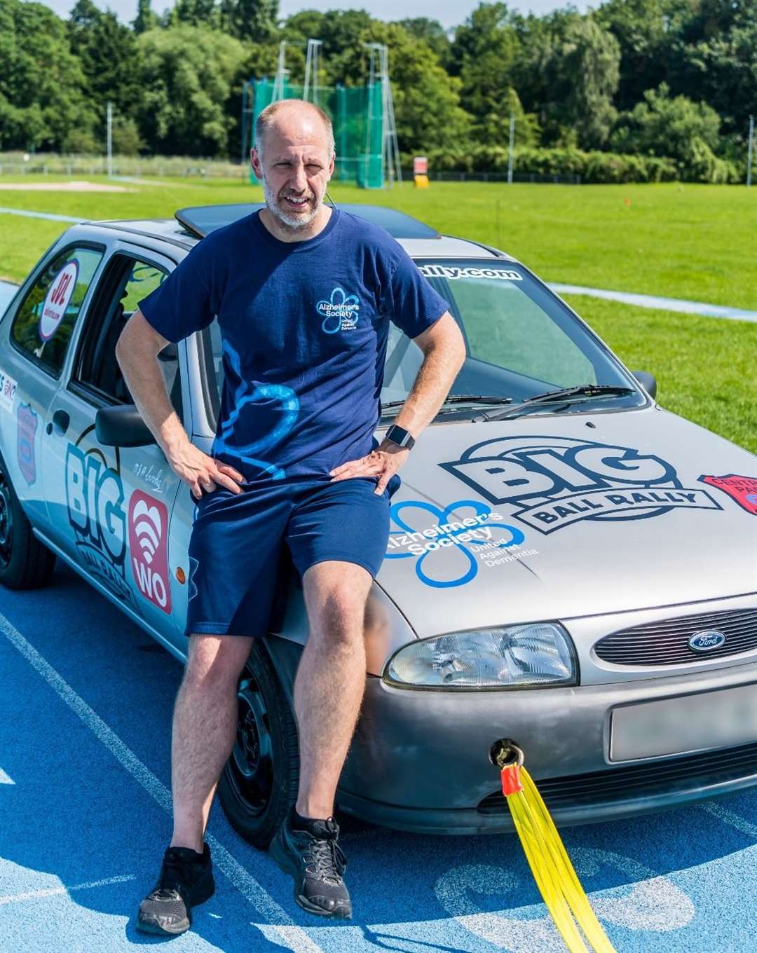 Dave is raising money for the Alzheimers Society. Photo: ICookeImages