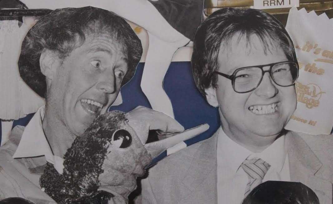 Journalist John Nurden meets Rod Hull and Emu