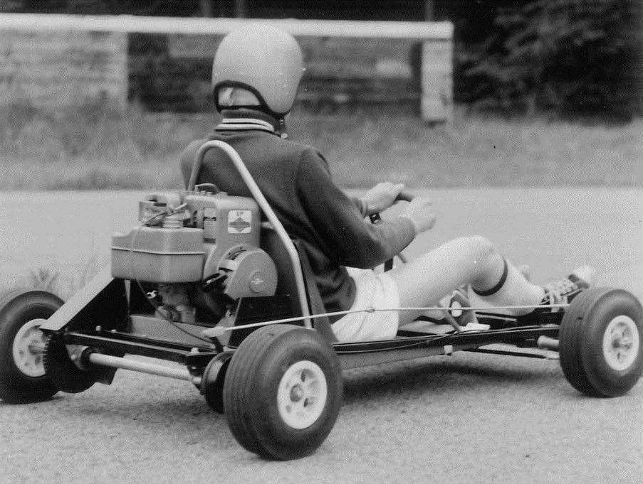 One of Buckmore's earliest corporate karts
