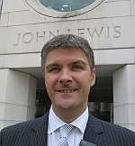 Simon Russell, manager of John Lewis Bluewater