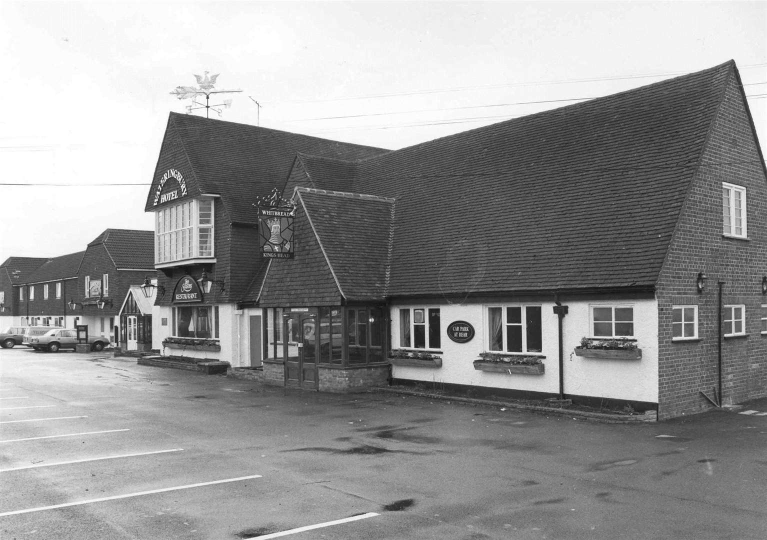 The Wateringbury Hotel in Wateringbury March 1986