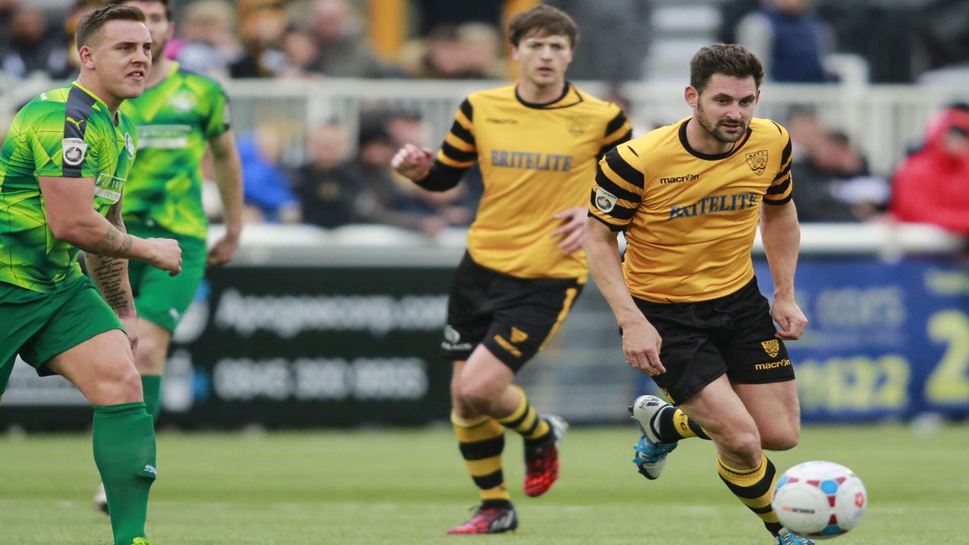 Jay May returns to Maidstone in good form after seven goals for Hastings Picture: Martin Apps