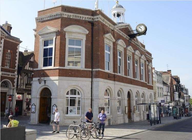 The meeting was held at Maidstone Town Hall this evening