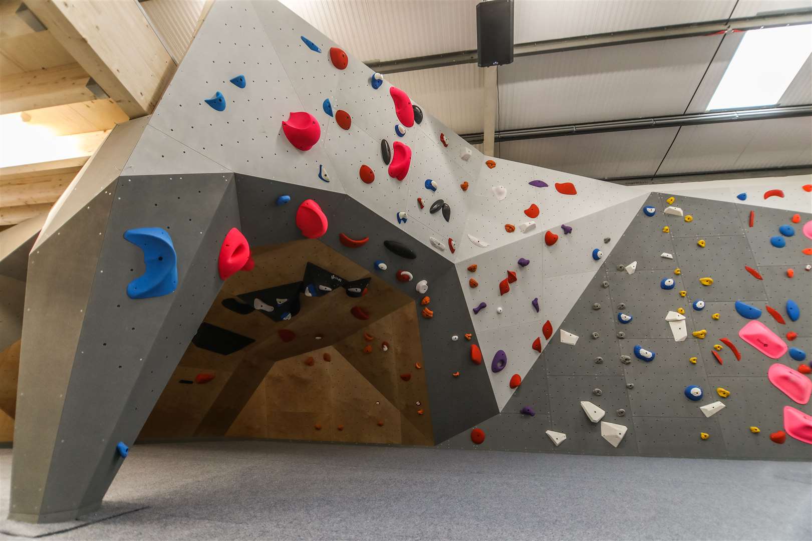 The indoor climbing centre is now open
