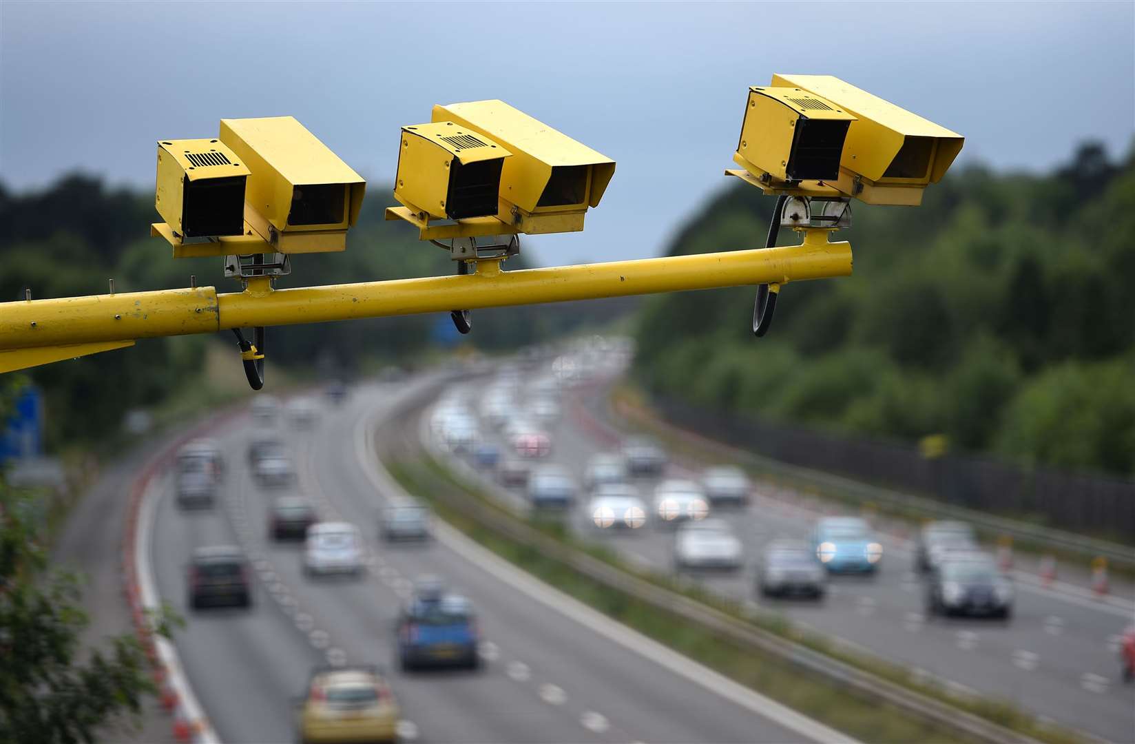 ANPR cameras are common on the motorway network