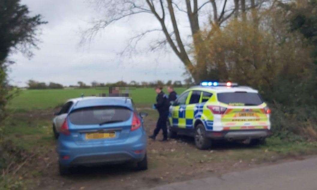 Four men have been served with a Community Protection Warning after they were found to be hunting with dogs in Romney Marsh. Picture: Kent Police