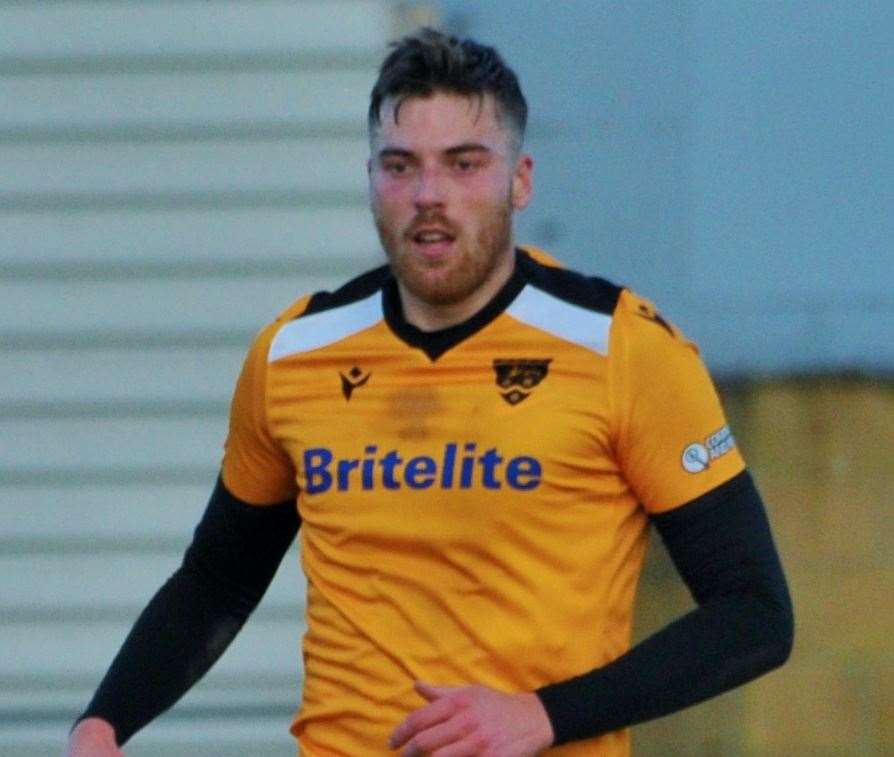 Maidstone United defender Lewis Knight Picture: Steve Terrell