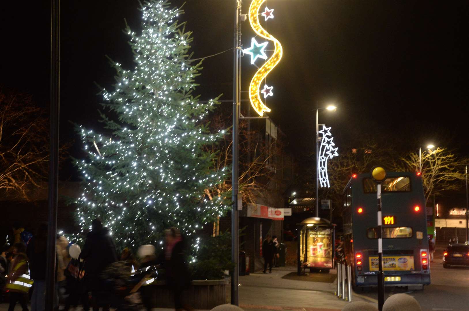 There will be no Christmas lights in Medway this year. Picture: Chris Davey.
