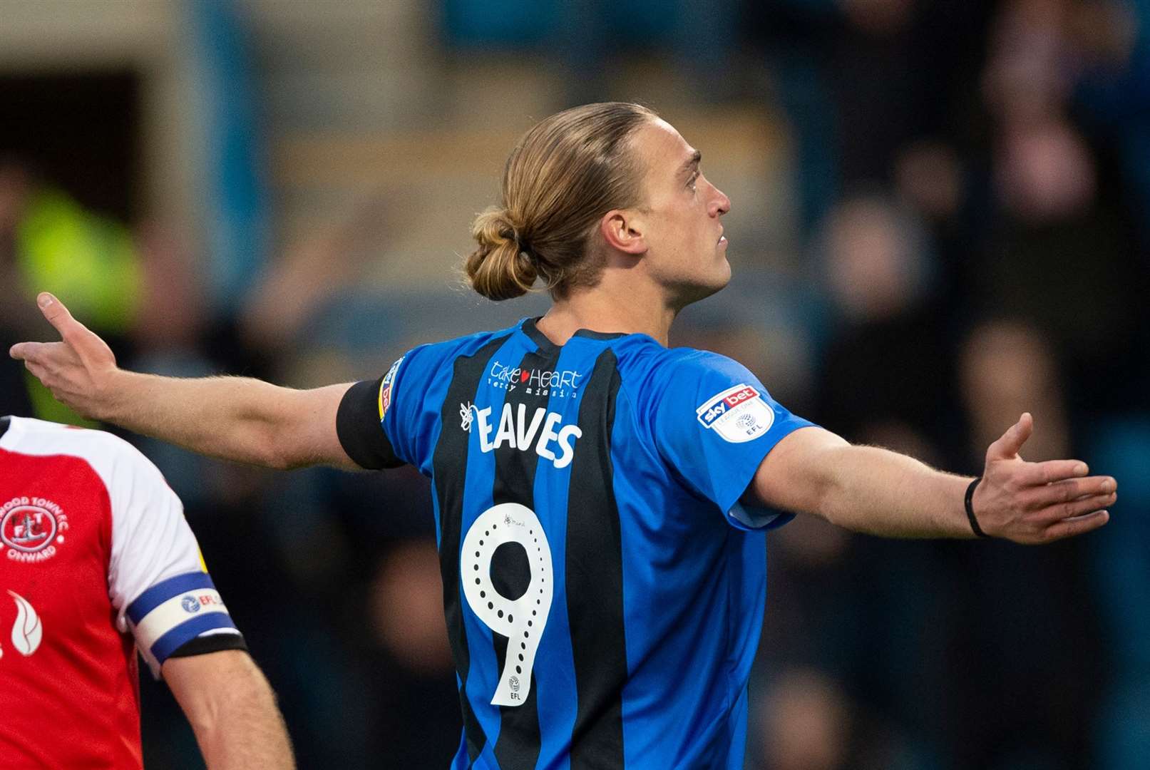Tom Eaves could miss out on a chance to play at Priestfield again after picking up an ankle injury at the weekend
