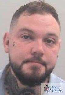 Michael Lilley who groped and punched a woman was jailed last month. Picture: Kent Police