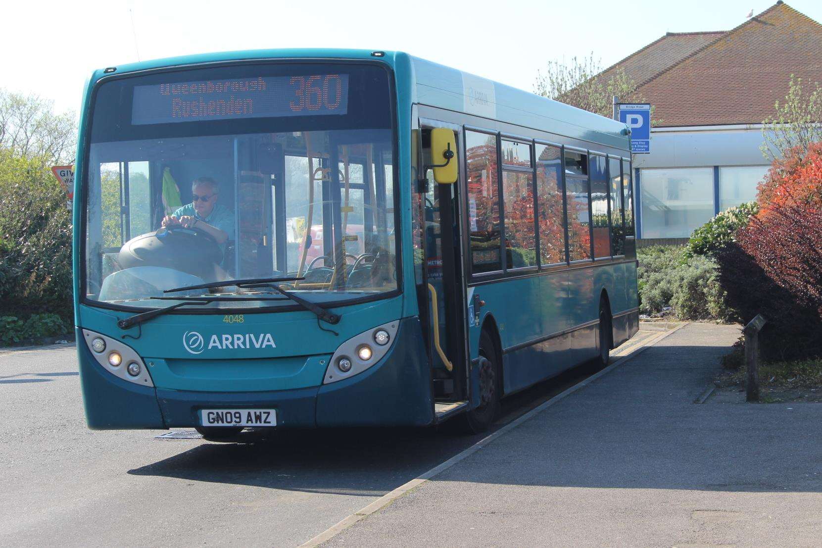 An Arriva bus on Sheppey