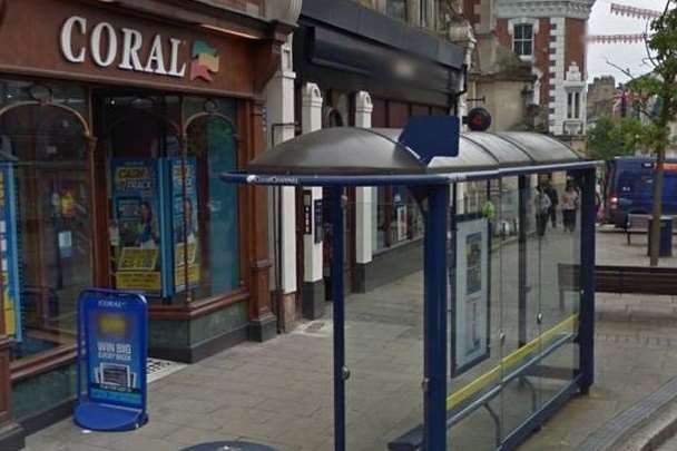 The incident happened in King Street, Gravesend. Picture: Google