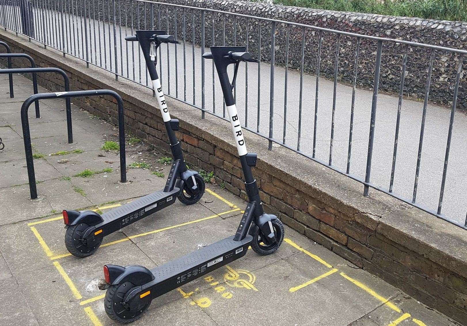E scooters are available to rent across Canterbury as part of a trial scheme