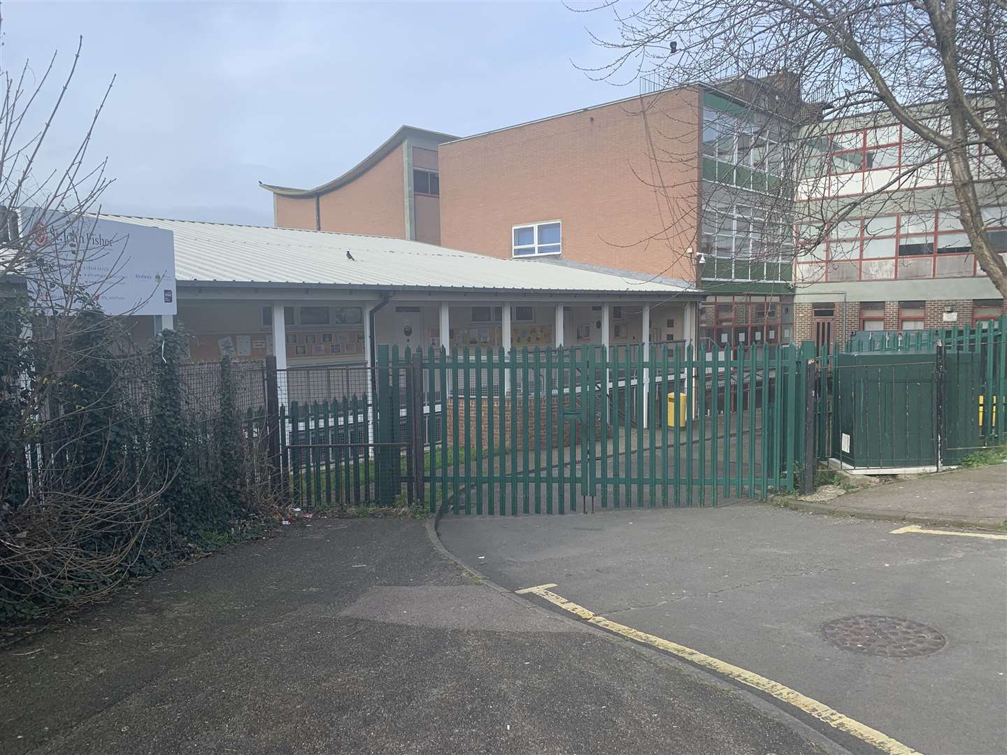 St John Fisher School in Chatham closed its doors to allow for a deep clean
