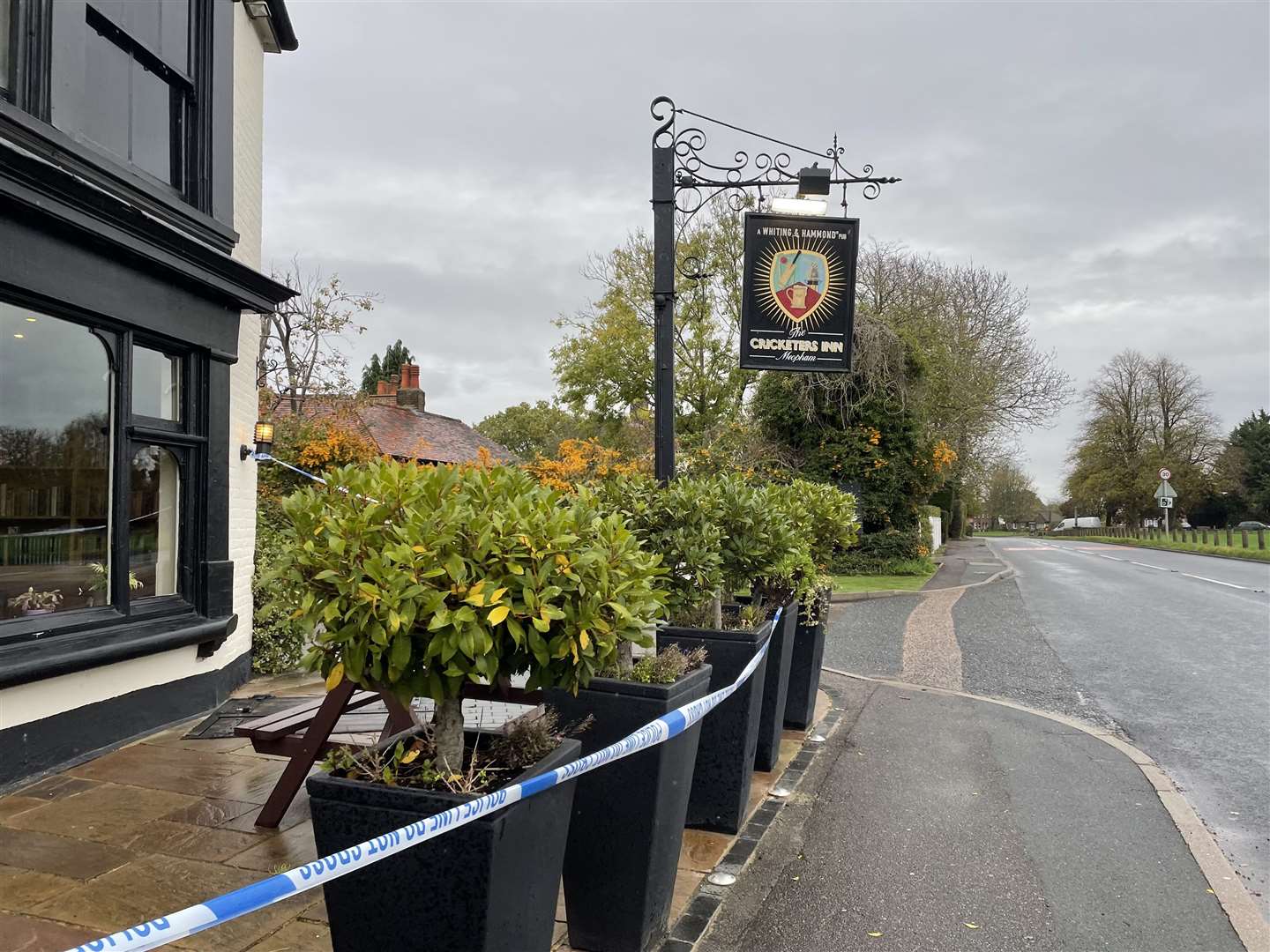 A stabbing took place at the Cricketers Inn in Meopham
