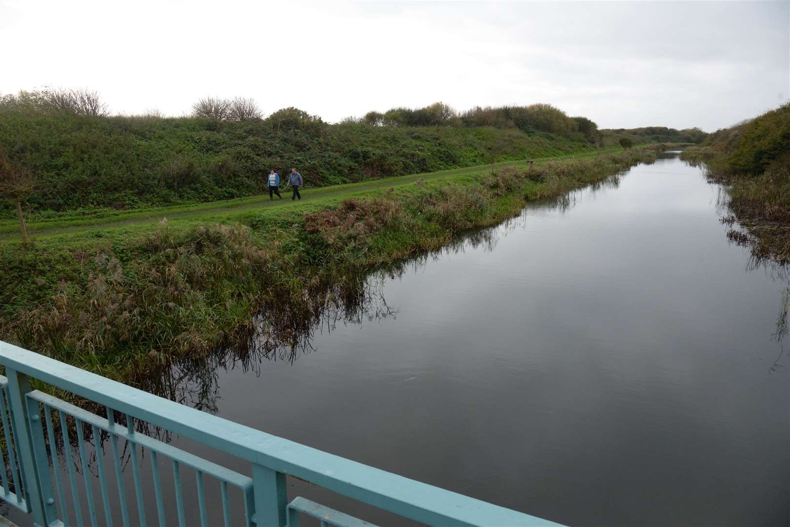 Land between the Royal Military Canal and the seafront, the site of proposed development. Picture: Chris Davey