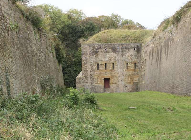 The Drop Redoubt on Dover's Western Heights.