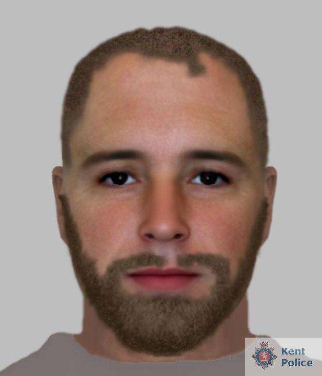 Police have released an e-fit of a man they are looking to trace