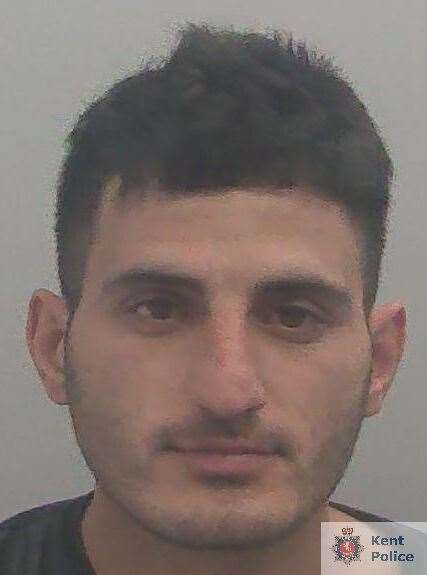 Habibullah Faqeerz, 29, of Harmer Street, Gravesend, was sentenced at Woolwich Crown Court today. Picture: Kent Police