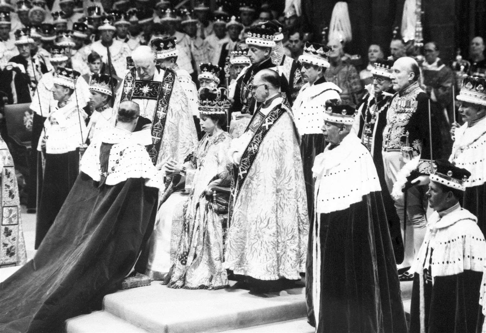 The Queen's coronation took place in 1953. Image: PA.