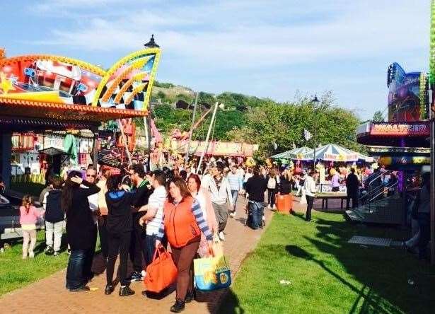 The fair is usually held in Pencester Gardens