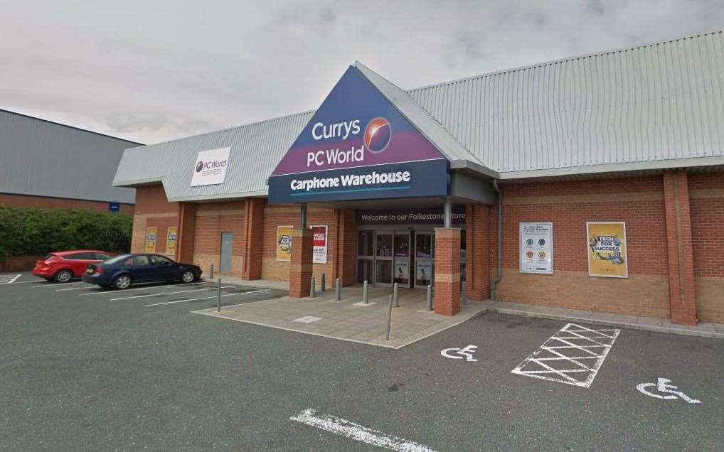The printers were reported stolen from Currys on the Park Farm Industrial Estate in Folkestone. Picture: Google