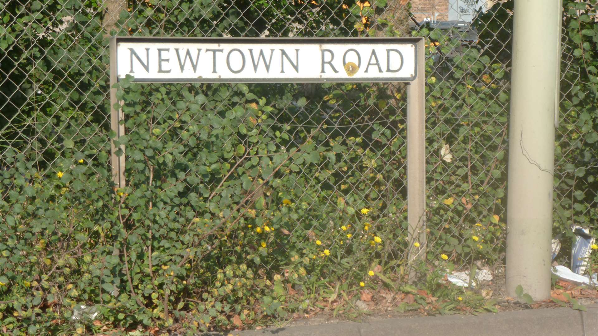 Police closed Newtown Road after the crash